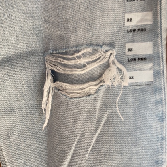 Levi’s Low pro midrise Straight leg jean distressed denim cotton 32 - Picture 5 of 17